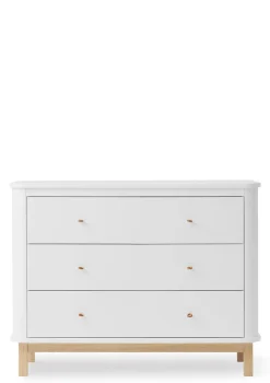 Discount (Wickel-)Kommode 'Wood' 3 Schubladen Kinder Jugendzimmer|Jugendzimmer