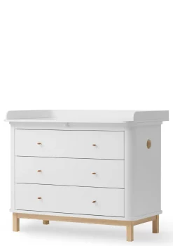 Discount (Wickel-)Kommode 'Wood' 3 Schubladen Kinder Jugendzimmer|Jugendzimmer