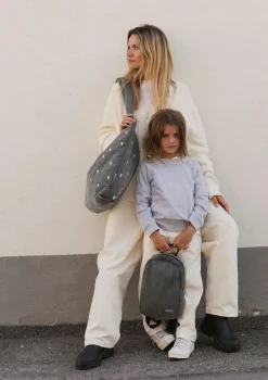 New Wickeltasche 'Denim Diaper Bag' Grey Hearts Taschen & Rucksäcke