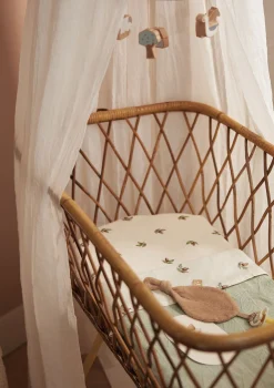 Clearance Wiegenhimmel Vintage Weiß Kinder Vorhänge & Himmel