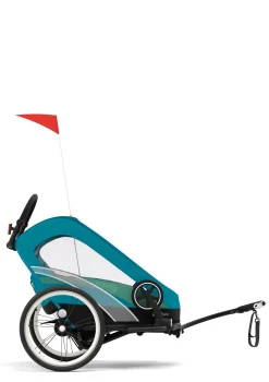 Clearance ZENO Bike 2-in-1 Maliblue Kinder Kinderwagen|Sportwagen & Jogger