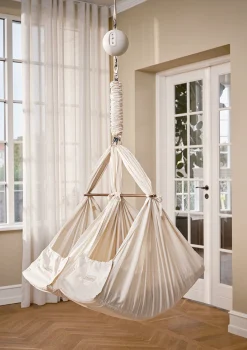 Zwillings-Federwiegen-Set 'Essential' Natur Kinder Beistellbetten & Babywiegen|Beistellbettchen & Babywiegen